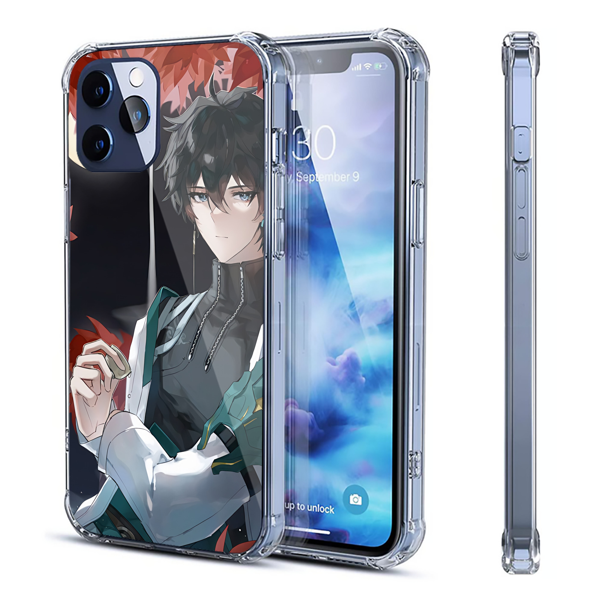 （画像用） 刀剣乱舞 Touken Ranbu 【iPhone 12シリーズ対応】透明スマホケース（クリアソフトケース）